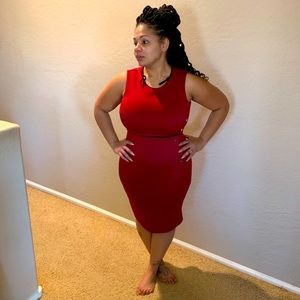 Deep Red/Burgundy Dress